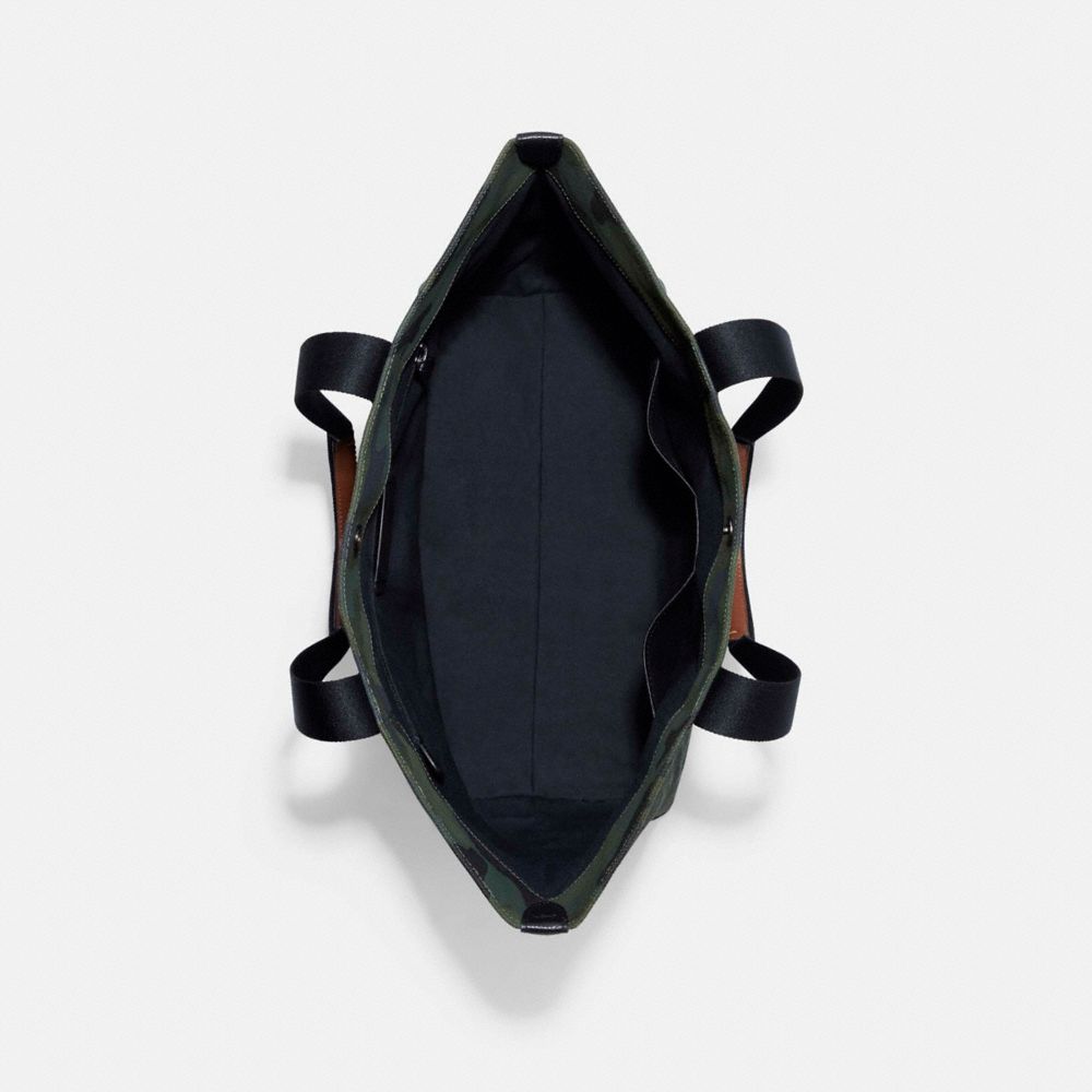 COACH®,Coach X Peanuts Tote With Woodstock,,Inside View,Top View