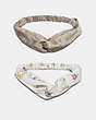 Signature And Spaced Wild Meadow Print Headbands Set