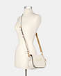 COACH®,SADDLE BAG WITH HORSE AND CARRIAGE,Pebble Leather,Medium,Gold/Chalk/Vanilla Cream,Alternate View
