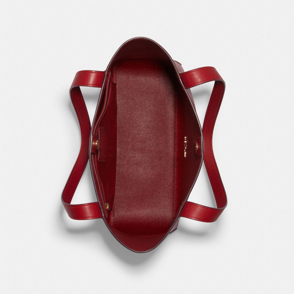 Tote With Horse And Carriage Dot Print