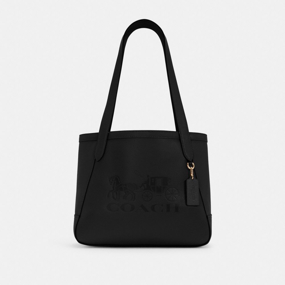 coach outlet tote with horse and carriage