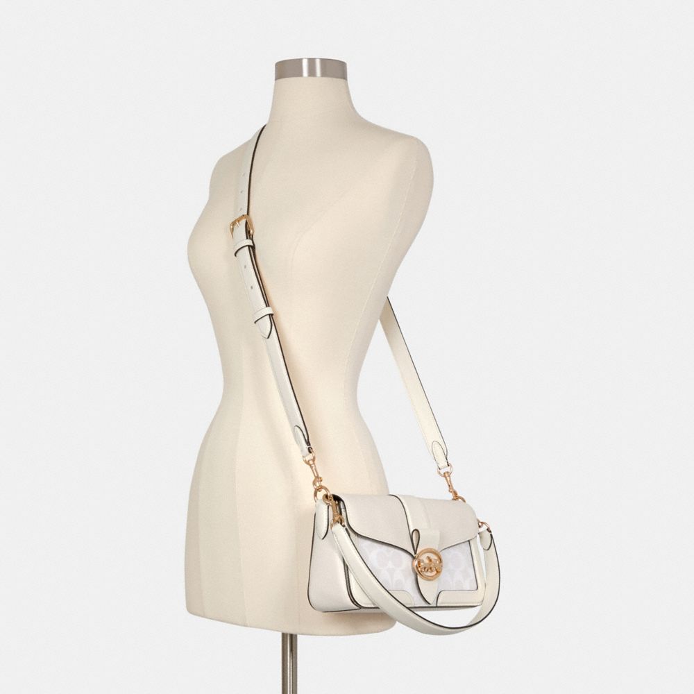 COACH®,Georgie Shoulder Bag In Signature Canvas,,Alternate View