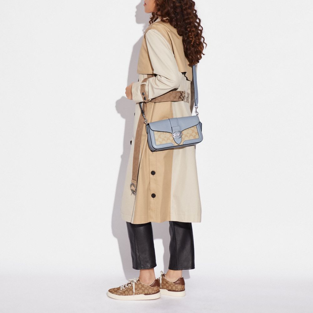 COACH®,Georgie Shoulder Bag In Signature Canvas,,Detail View