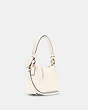 COACH®,EVERLY SHOULDER BAG,Pebble Leather,Medium,Gold/Chalk,Angle View