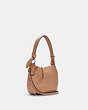 COACH®,EVERLY SHOULDER BAG,Pebble Leather,Medium,Gold/Taupe,Angle View