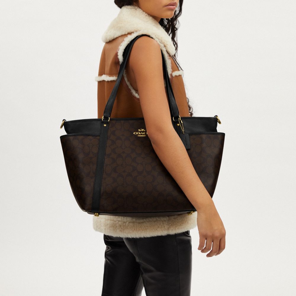 Coach diaper bag outlet on sale