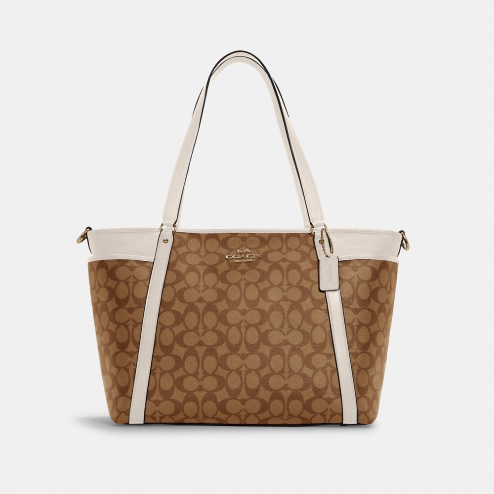 Coach Outlet Baby Bag in Signature Canvas - Beige