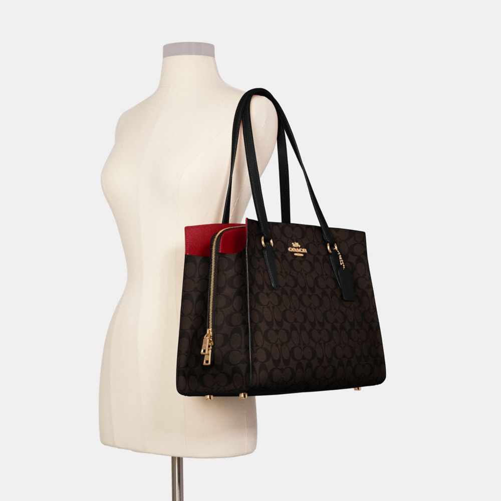 COACH®,Tatum Carryall 40 In Signature Canvas,,Alternate View