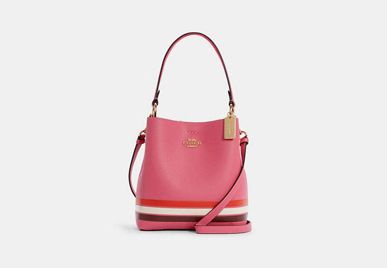 Small Town Bucket Bag In Colorblock With Stripe