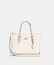 COACH®,MOLLIE TOTE 25,Crossgrain Leather,Medium,Anniversary,Gold/Chalk Light Saddle,Front View