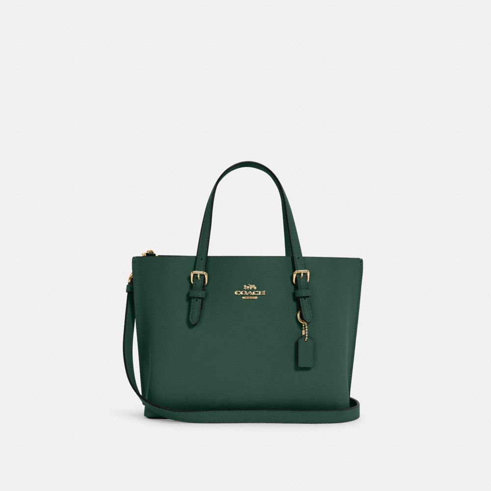 Coach Green Leather Mollie Bucket Bag Coach