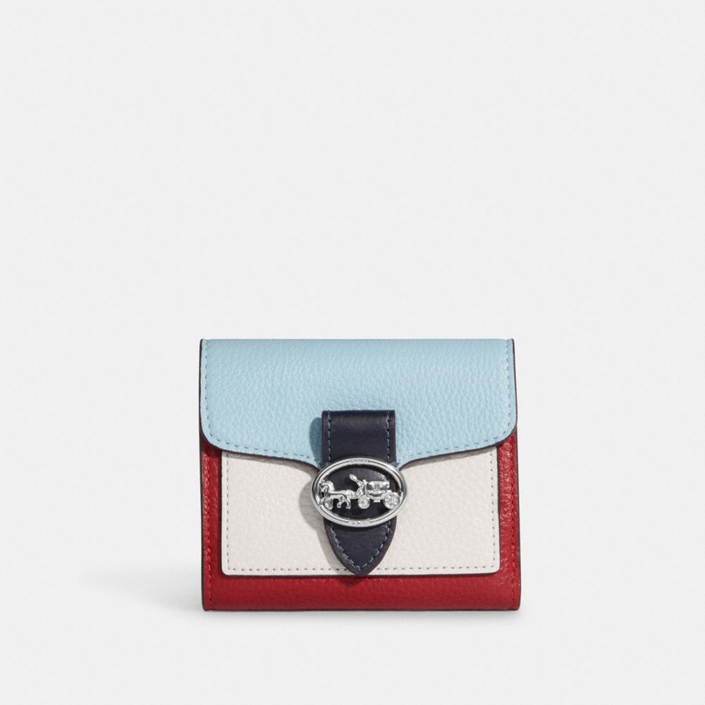 COACH® Outlet  Georgie Small Wallet In Signature Canvas