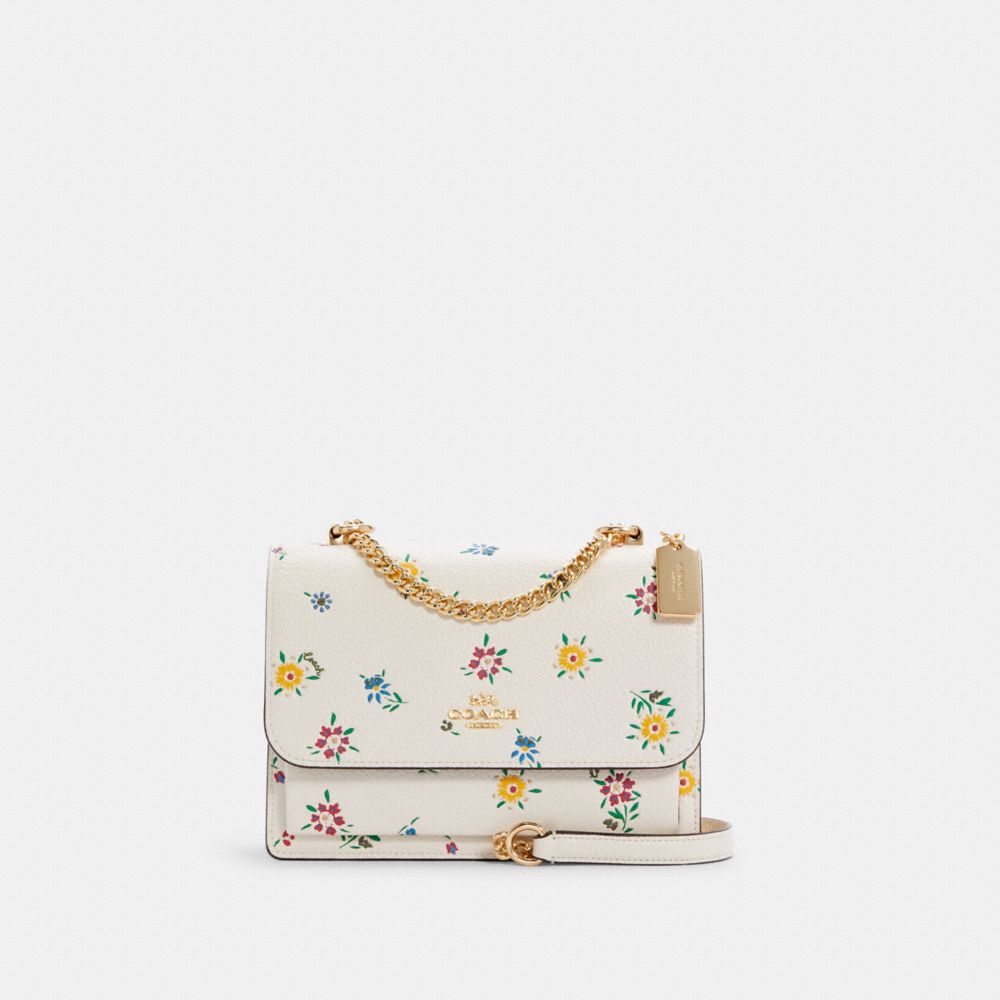 Coach klare crossbody with best sale daisy applique