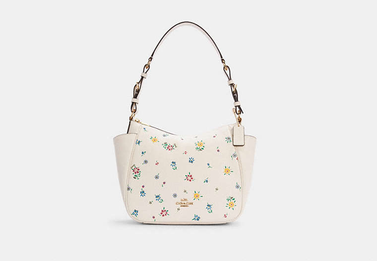 COACH® Outlet | Rori Shoulder Bag With Wild Meadow Print