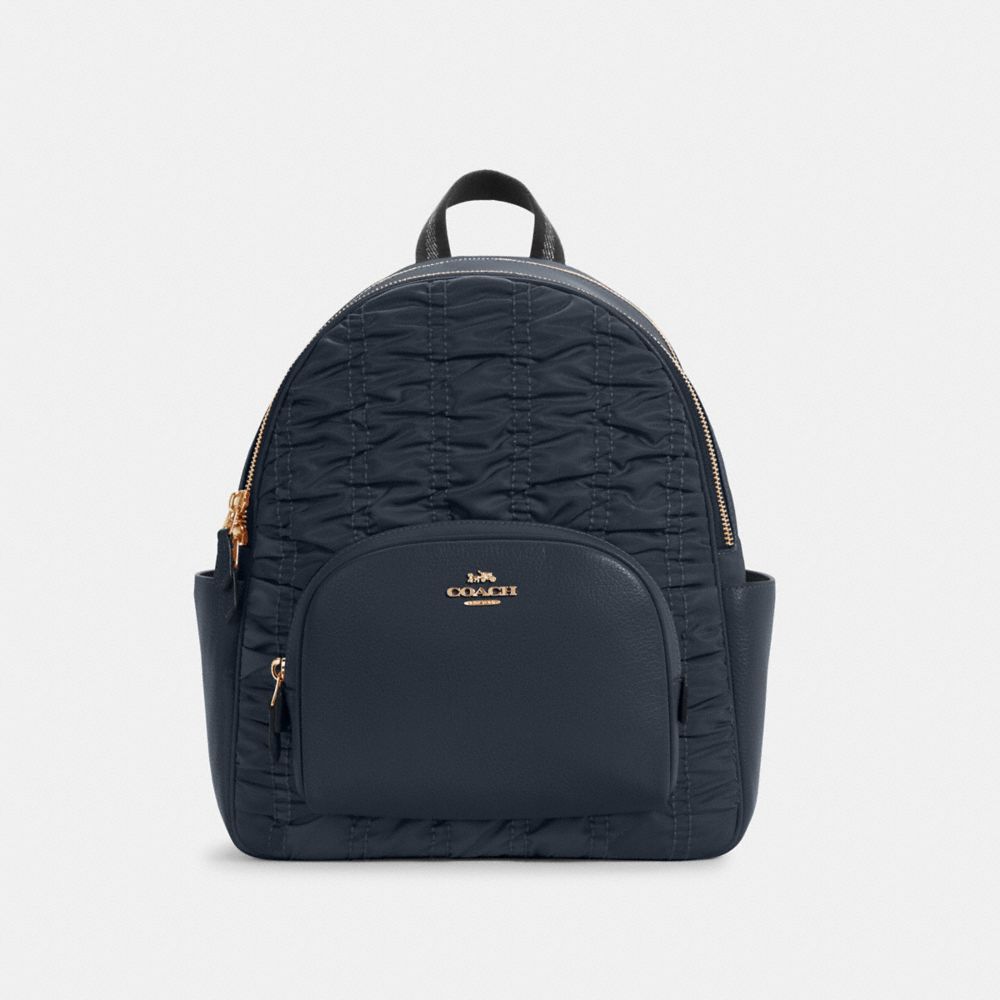 Outlet Coach Court Backpack With Ruching C4094