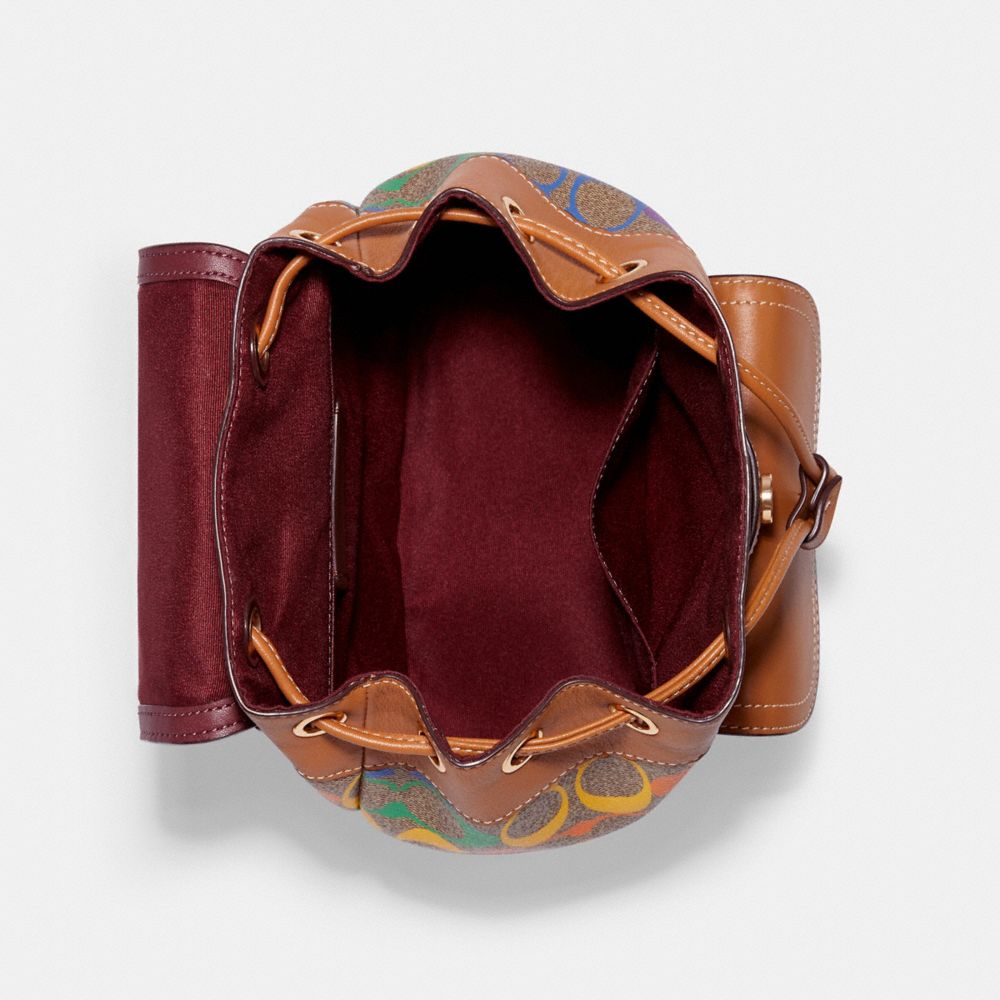 Pennie Backpack 22 In Rainbow Signature Canvas