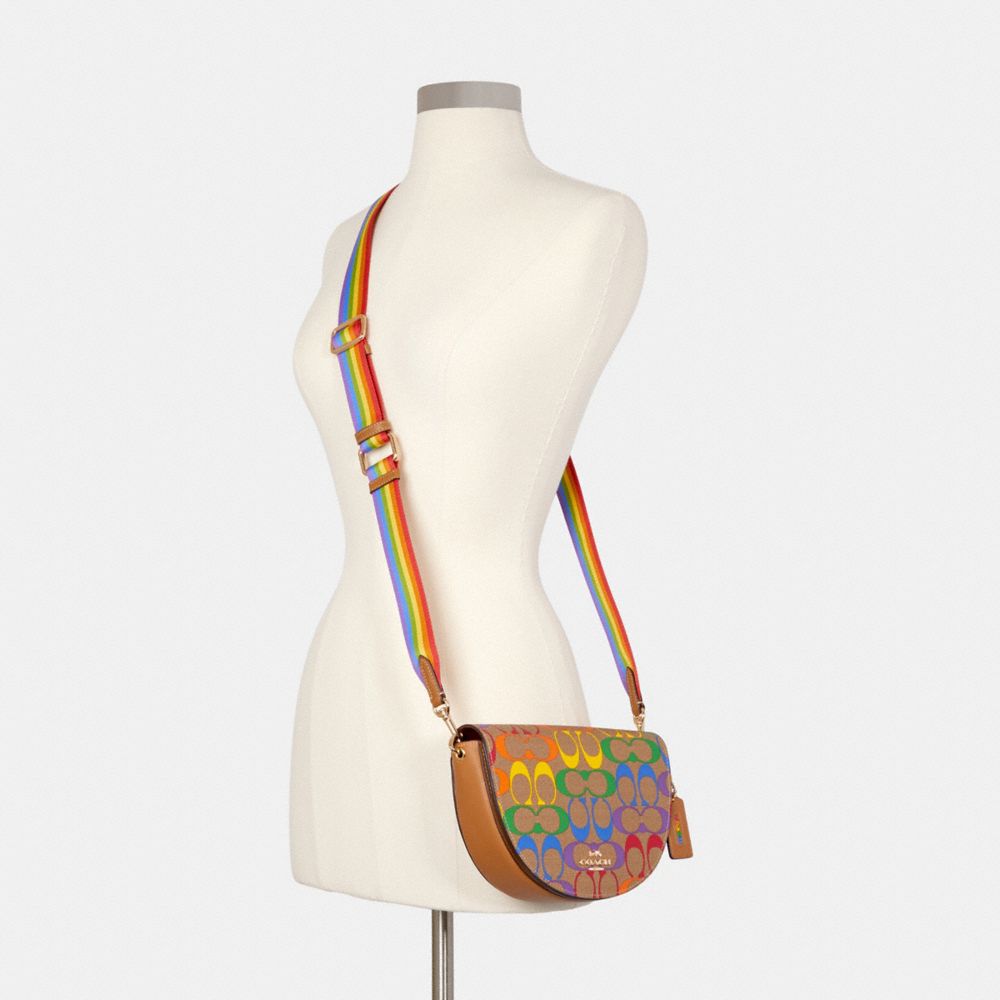 Coach rainbow crossbody bag new arrivals