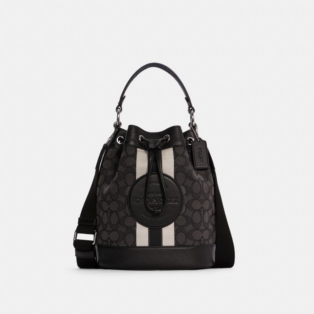 COACH Outlet Dempsey Drawstring Bucket Bag In Signature