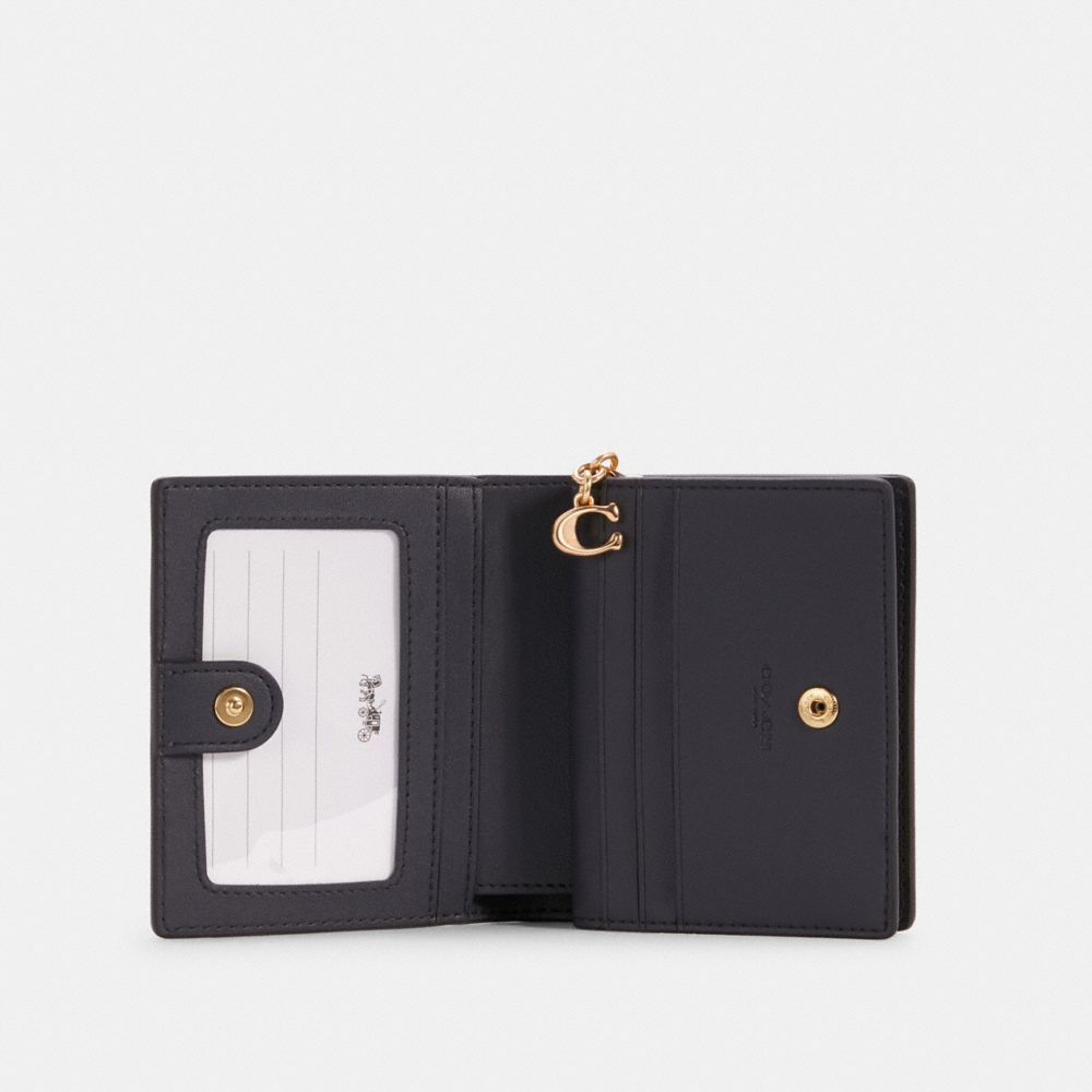 Snap Wallet With Horse And Carriage Dot Print
