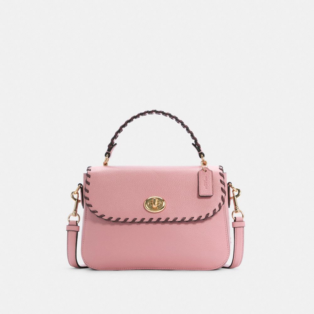 Marlie Top Handle Satchel With Whipstitch