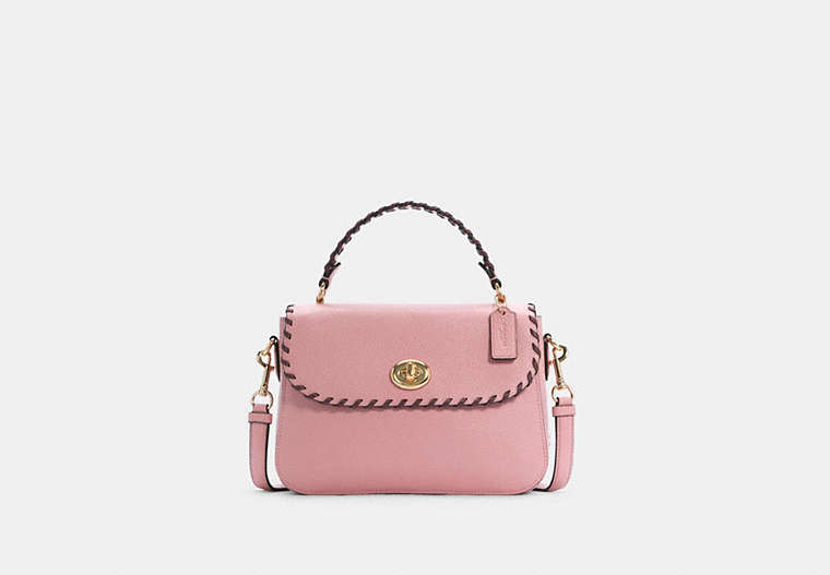 Marlie Top Handle Satchel With Whipstitch