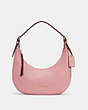 COACH®,BAILEY HOBO WITH WHIPSTITCH,Pebble Leather,Medium,Gold/Bublgunmetal/Vintg Mve Multi,Front View