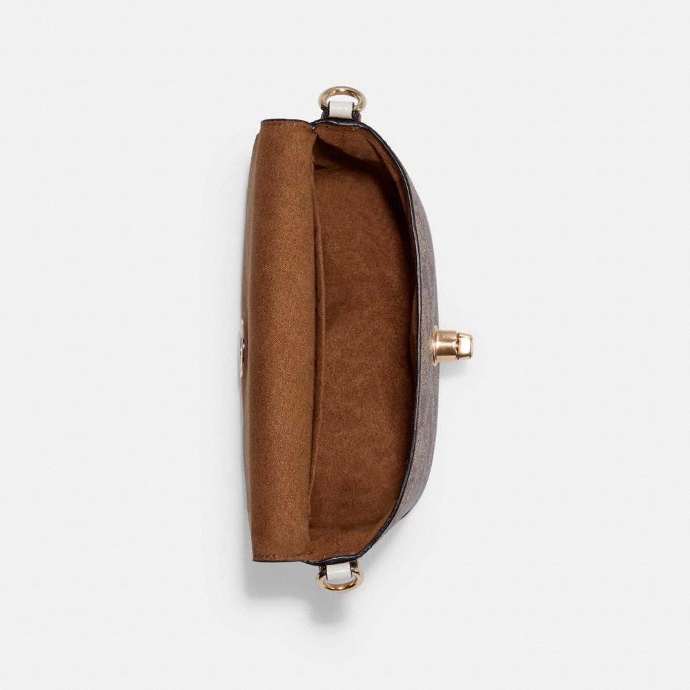 Coach X Peanuts Karlee Crossbody In Signature Canvas With Snoopy