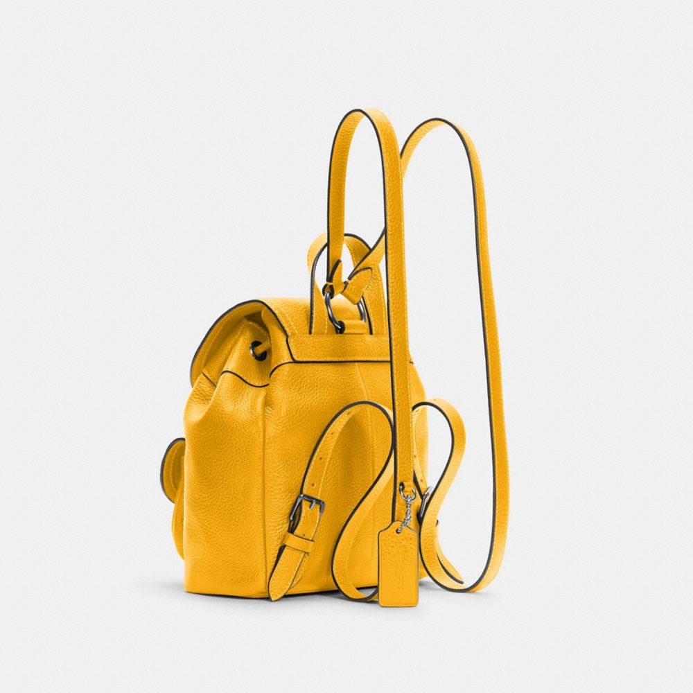 Coach yellow outlet backpack