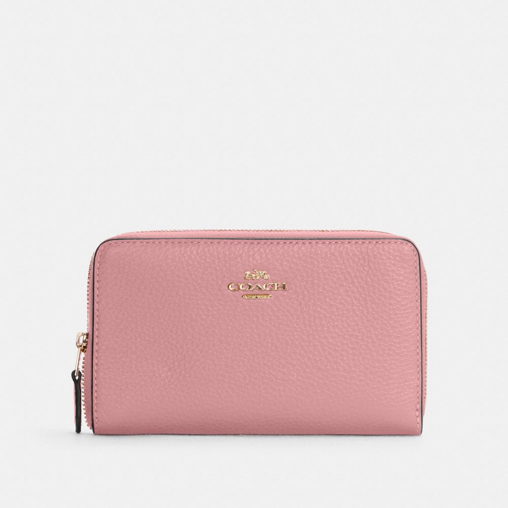 COACH Wallet With Logo Pink