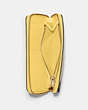 COACH®,MEDIUM ID ZIP WALLET,Pebbled Leather,Mini,Gold/Retro Yellow,Interior View