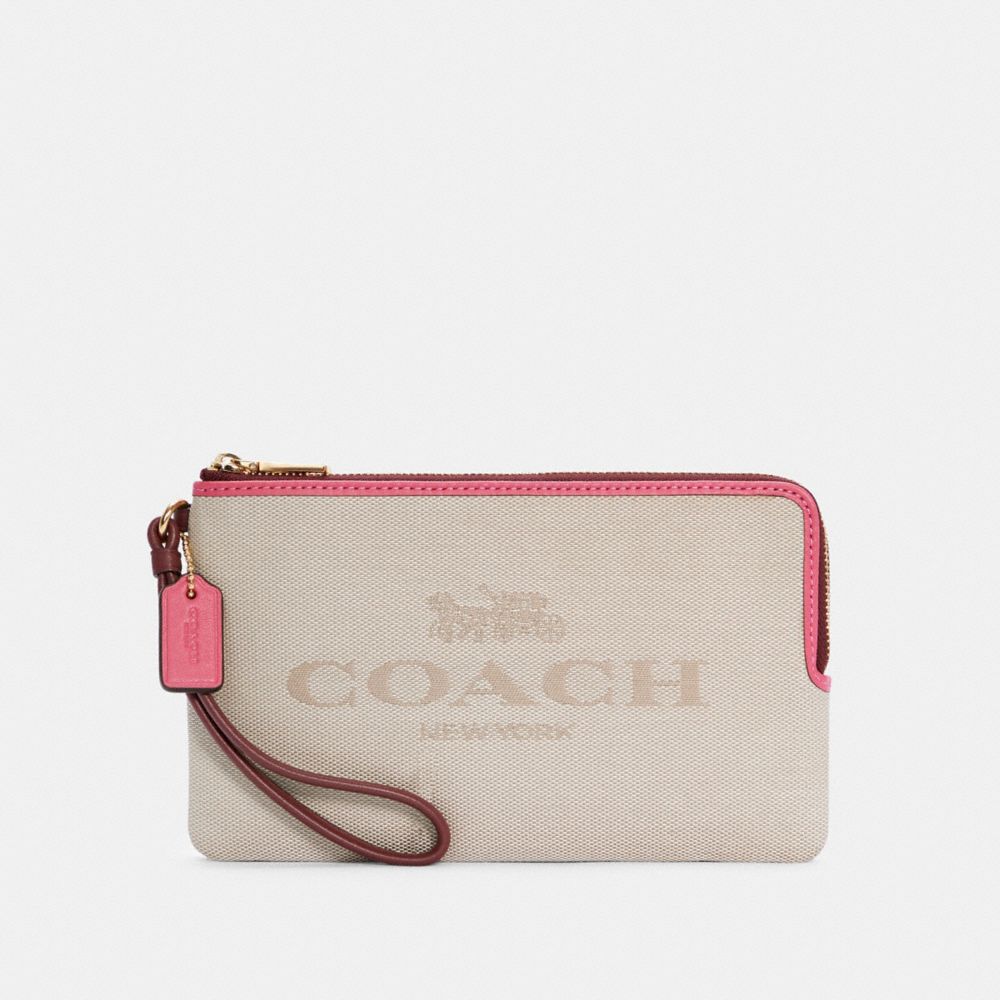 長財布 COACH Double Zip Wallet In Colorblock CU921 COACH® Outlet | Double Zip Wallet In Colorblock