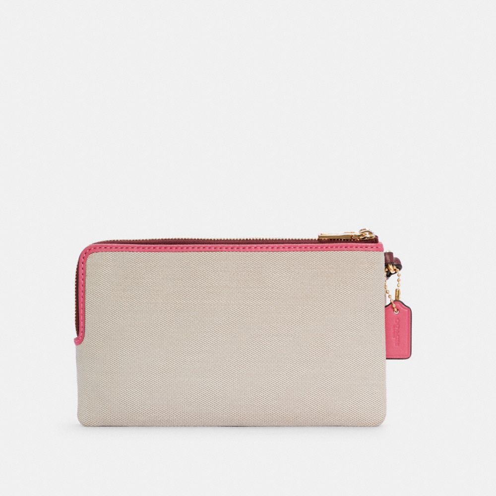 COACH® Outlet | Double Zip Wallet In Colorblock