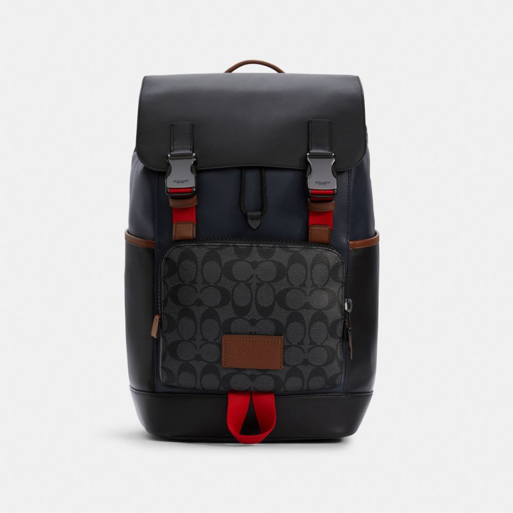 カラーブラックCOACH trackbackpack リュック c4139