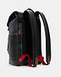 Track Backpack In Colorblock Signature Canvas