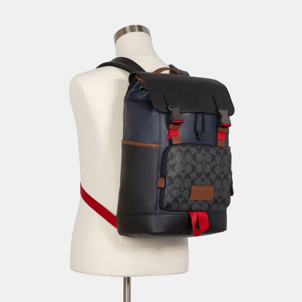 ショッピング卸し売り COACH trackbackpack リュック c4139 - バッグ