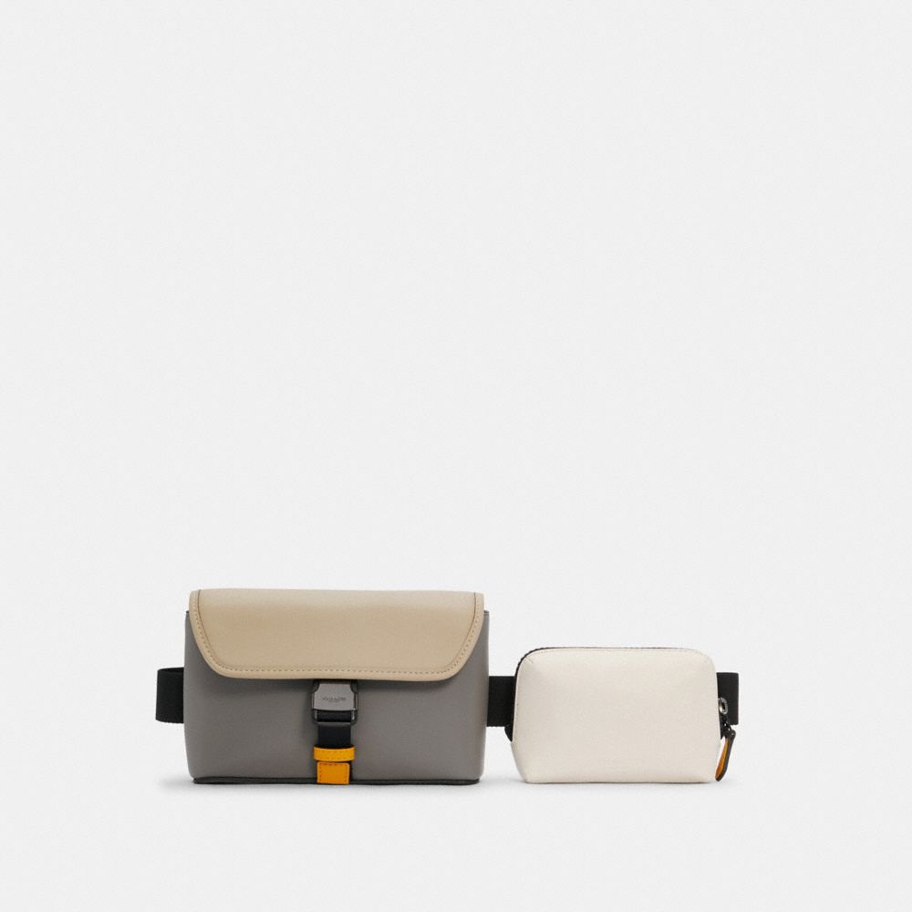 Rider Double Belt Bag In Colorblock