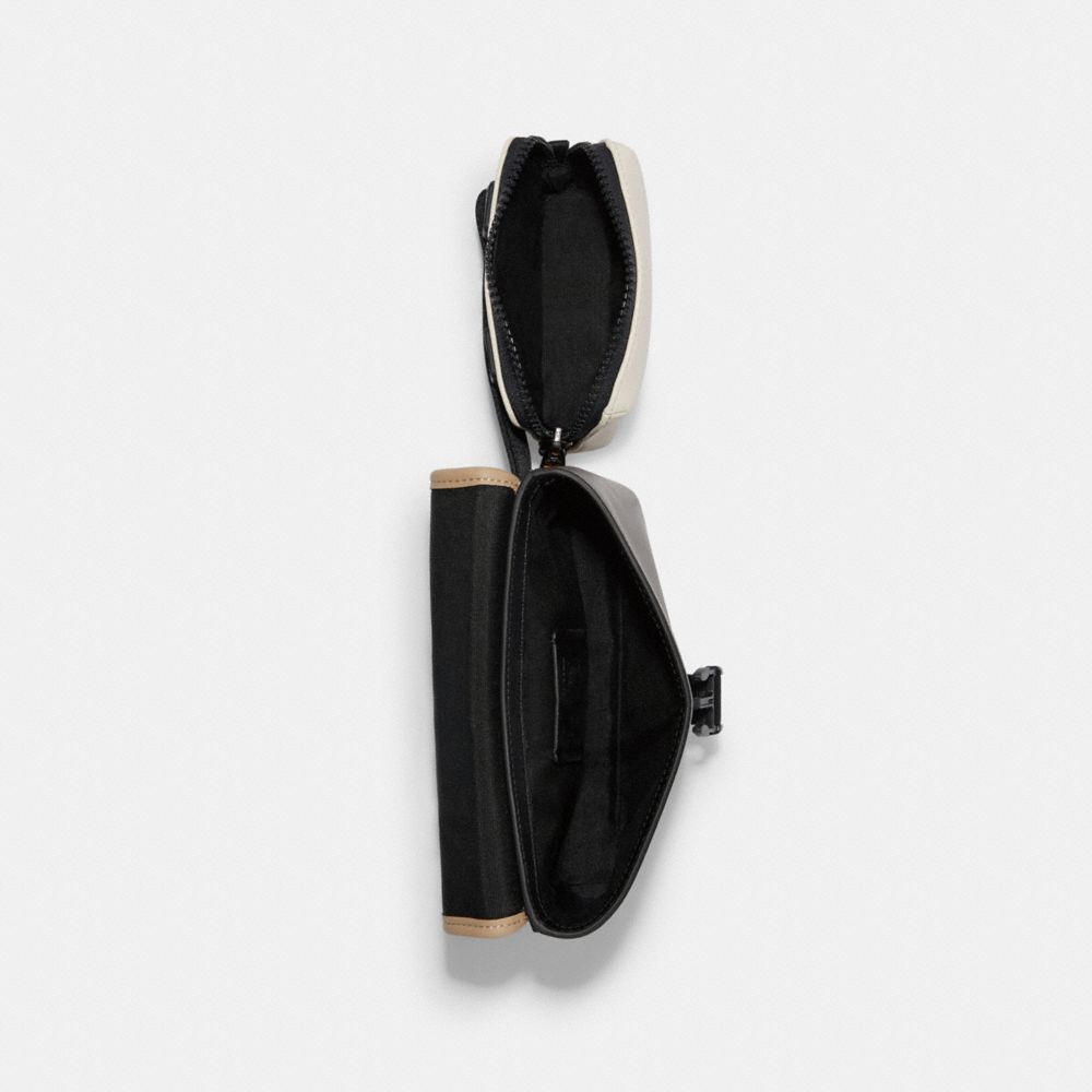 Rider Double Belt Bag In Colorblock