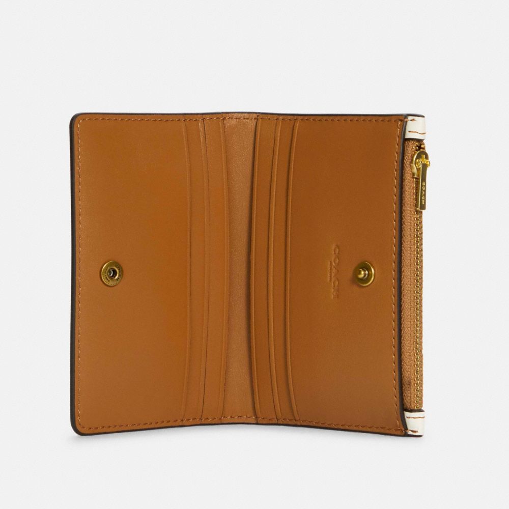 Slim Bifold Card Wallet With Rainbow Roller Skate Graphic