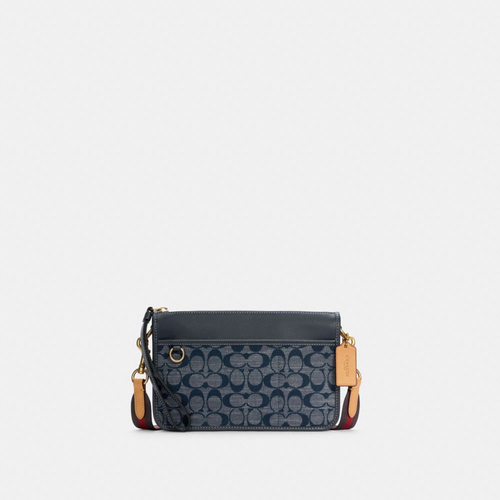 Coach C4034 Heritage Crossbody in Signature factory chambray