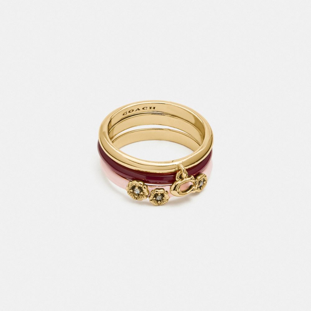 Coach rose gold ring sale