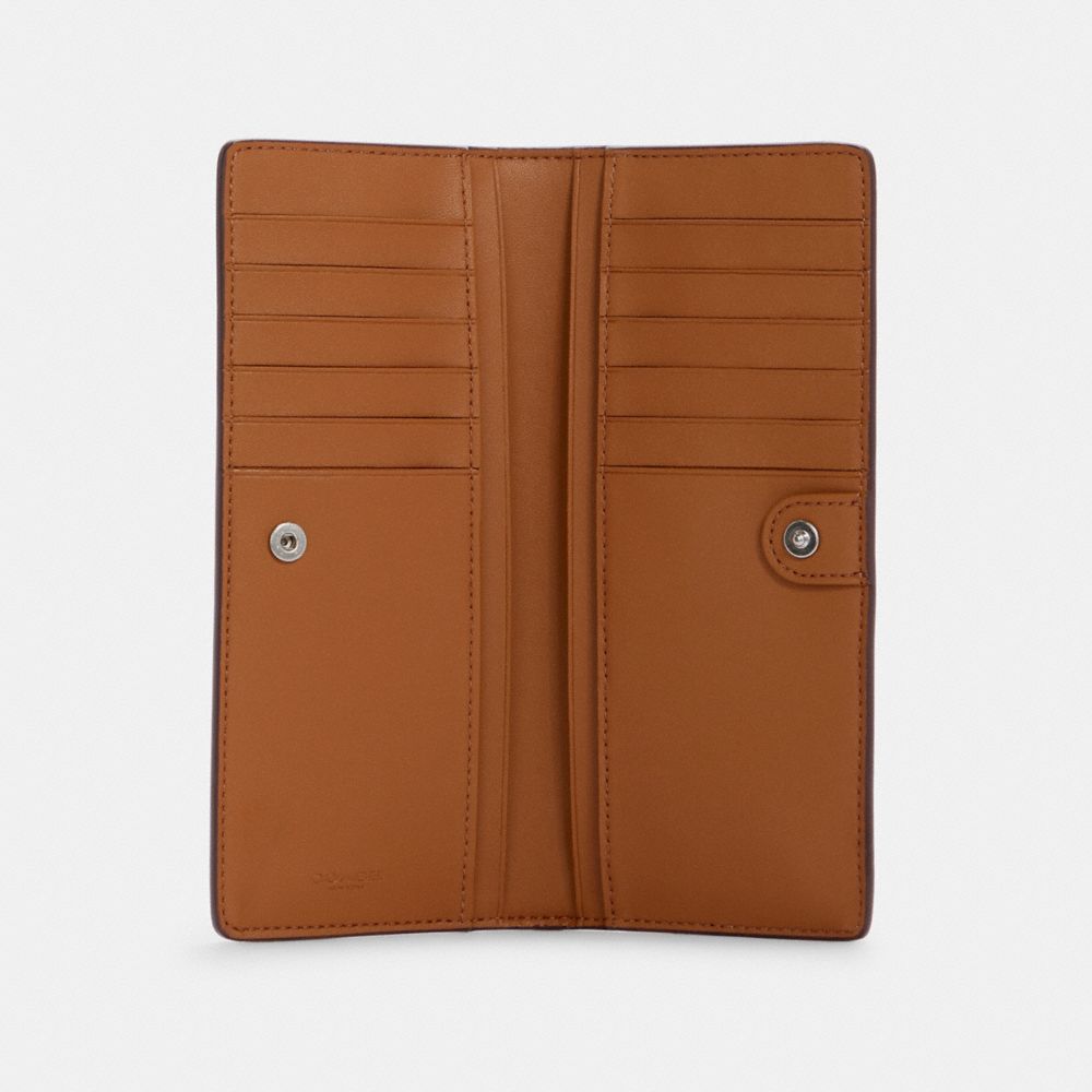 Portefeuille mince avec imprimé Sucette glacée