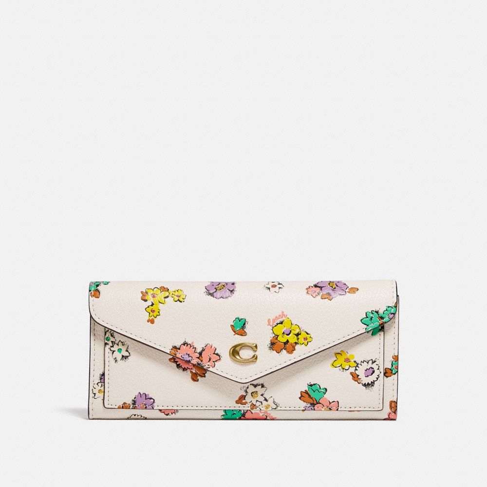 Wyn Soft Wallet With Floral Print