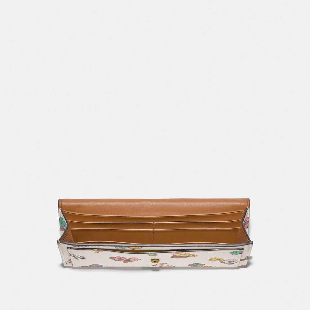 Portefeuille Souple Wyn à Imprimé Fleuri