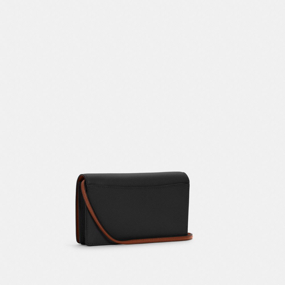 Anna Foldover Crossbody Clutch With Horse And Carriage