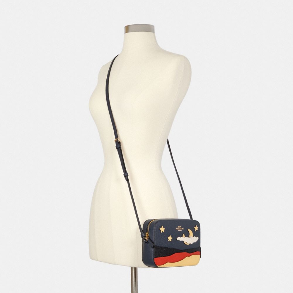 Mini Camera Bag With Night Desert Postcard