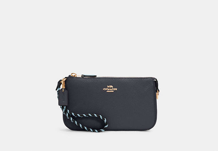 COACH®,NOLITA 19 WITH WHIPSTITCH,Gold/Midnight/Waterfall Multi,Front View