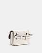 COACH®,FOLDOVER BELT BAG WITH WHIPSTITCH,Mini,Gold/Chalk Taupe  Multi,Angle View