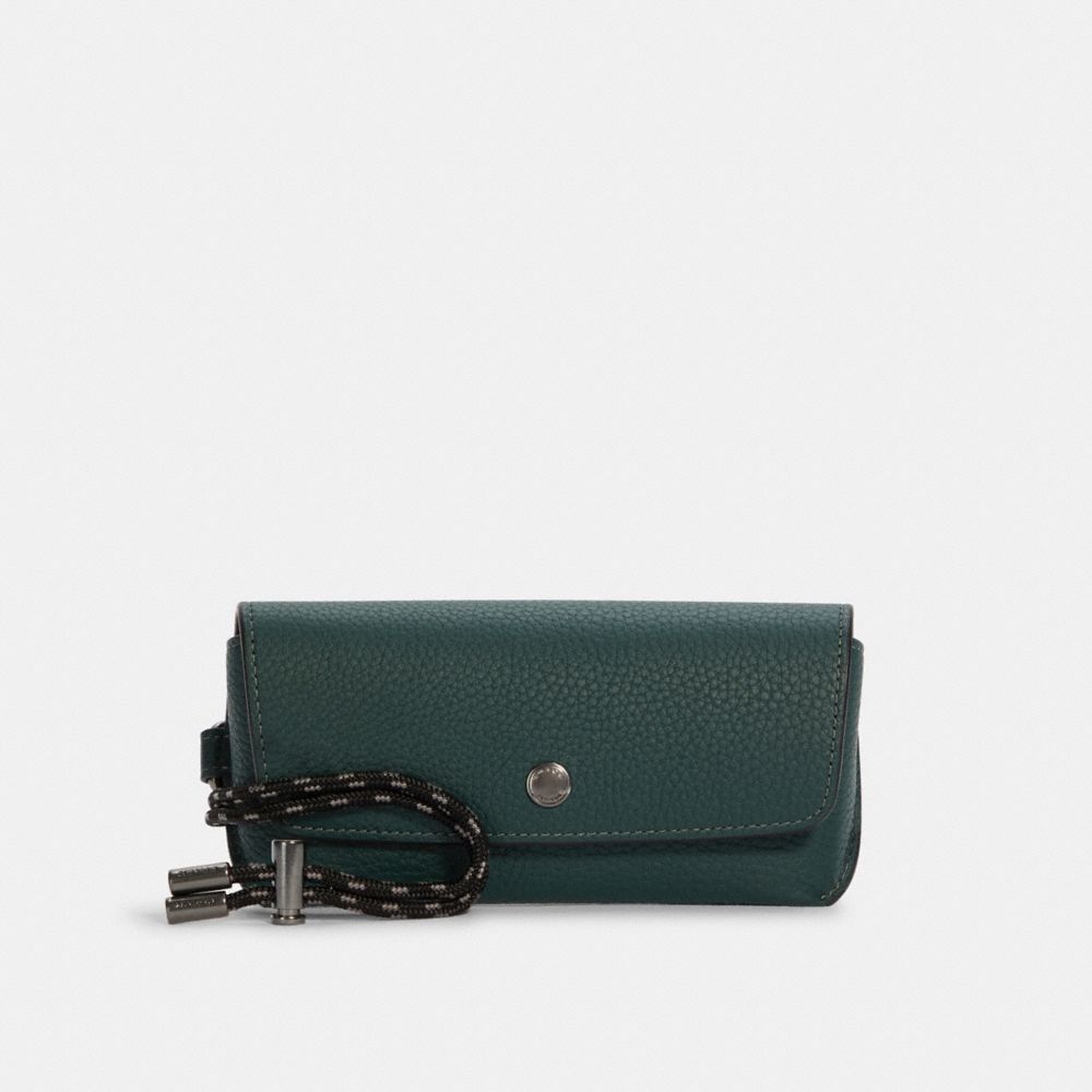 COACH®,Sunglass Case,,Front View
