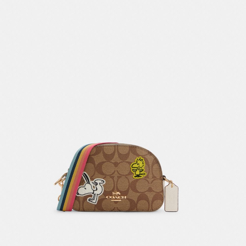 COACH® Outlet  Coach X Peanuts Mini Serena Crossbody With Woodstock