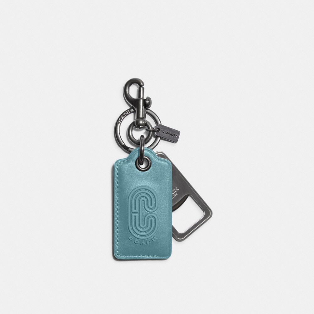 Coach Keychain Mens or Womens Backpack Bag Bottle Opener Key Fob NWT